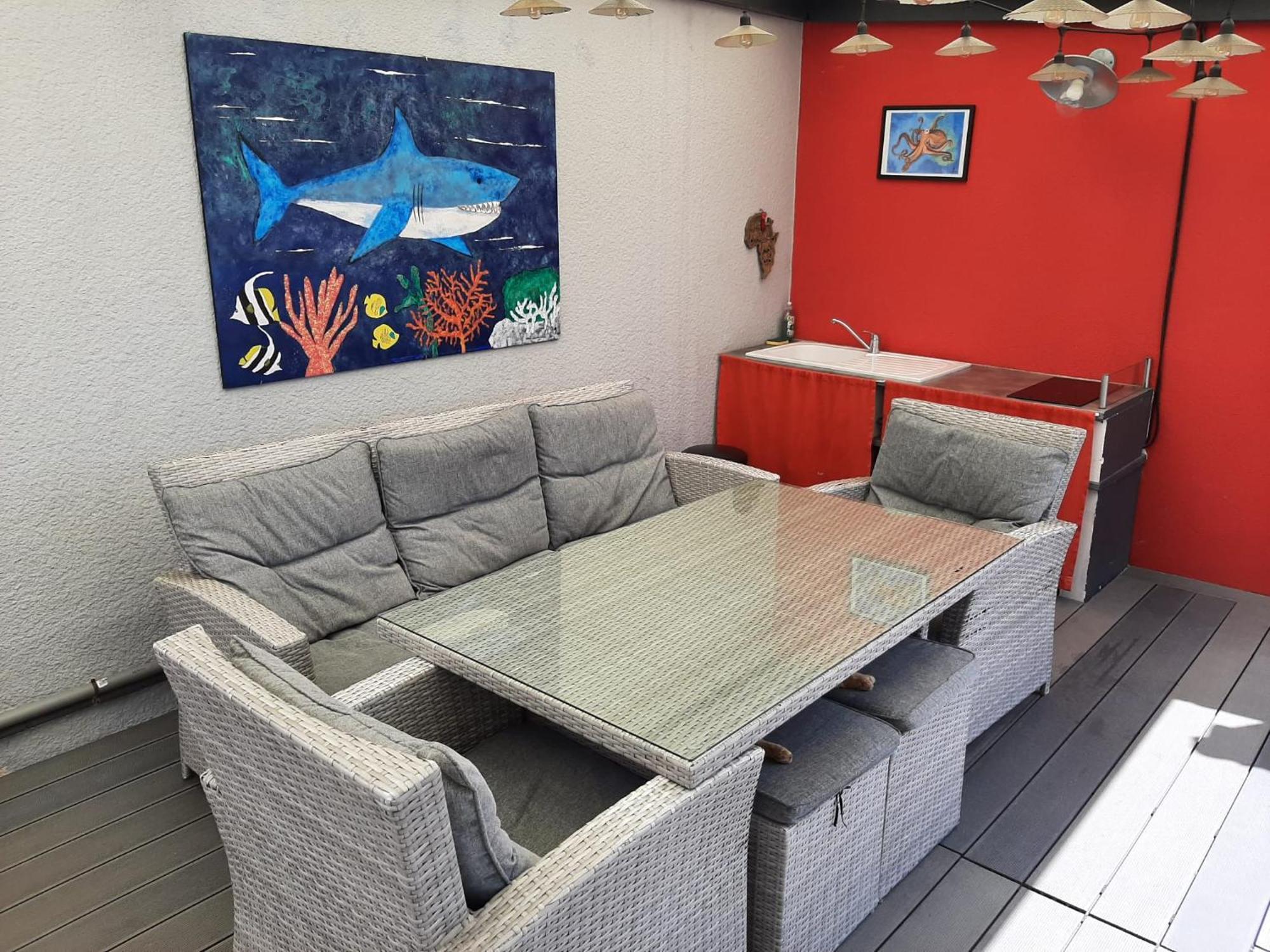 Studio Independant Chez L'Habitant Avec Piscine Et Cuisine Exterieures La Rochelle  Kültér fotó